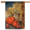 Fall Crock Outdoor House Flag 40" X 28"