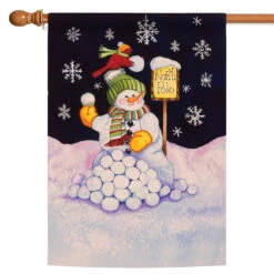 Christmas North Pole Outdoor House Flag 40" X 28"