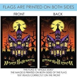 "Happy Halloween" Hunted House Outdoor House Flag 40" X 28" 8 "Happy Halloween" Hunted House Outdoor House Flag 40" X 28" -PatioVibe Shop 1010559 420 20copy 11952.1682374915
