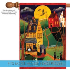 Halloween Night Outdoor House Flag 40" X 28" 9 Halloween Night Outdoor House Flag 40" X 28" -PatioVibe Shop 1010783 5 67041.1682374689