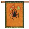 Harvest Spider Rectangular Outdoor House Flag 40" X 28"