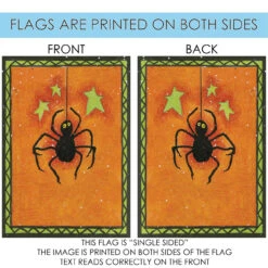 Harvest Spider Rectangular Outdoor House Flag 40" X 28" 8 Harvest Spider Rectangular Outdoor House Flag 40" X 28" -PatioVibe Shop 101224 4 42009.1682375069