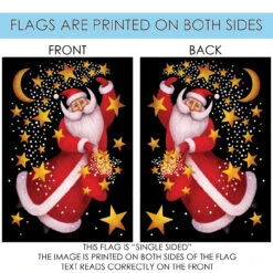 Christmas Dancing Santa Outdoor House Flag 40" X 28" 8 Christmas Dancing Santa Outdoor House Flag 40" X 28" -PatioVibe Shop 101234 4 62578.1682374856