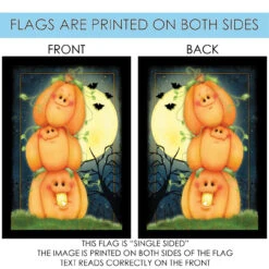 Halloween Night Moon Pumpkin Outdoor House Flag 40" X 28" 8 Halloween Night Moon Pumpkin Outdoor House Flag 40" X 28" -PatioVibe Shop 101239 4 90840.1682374874
