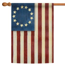 Patriotic Classic USA Outdoor House Flag 40" X 28"