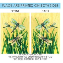 Dragonflies In Flight Outdoor House Flag 40" X 28" -PatioVibe Shop 101402 4 08644.1682374617
