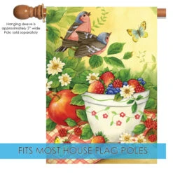 Bird Picnic Outdoor House Flag 40" X 28" -PatioVibe Shop 102561 5 84476.1682374365