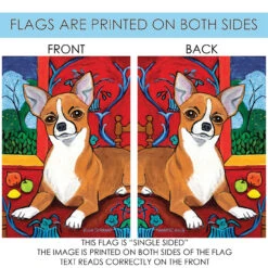 Muttisse Chihuahua Outdoor House Flag 40" X 28" -PatioVibe Shop 102626 4 55404.1682374322