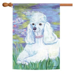 Bonet Poodle Outdoor House Flag 40" X 28"