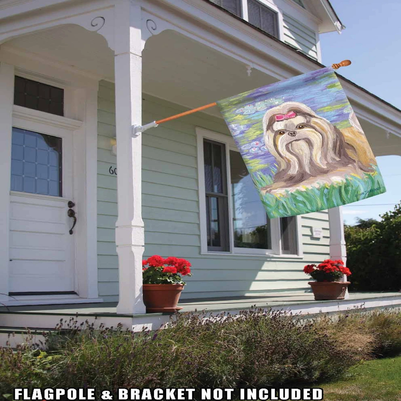 Bonet Shih Tzu Outdoor House Flag 40" X 28" 2 Bonet Shih Tzu Outdoor House Flag 40" X 28" - Image 2