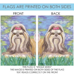 Bonet Shih Tzu Outdoor House Flag 40" X 28" 8 Bonet Shih Tzu Outdoor House Flag 40" X 28" -PatioVibe Shop 102632 4 55148.1682374339