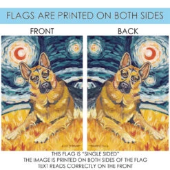 German Shepherd Outdoor House Flag 40" X 28" 8 German Shepherd Outdoor House Flag 40" X 28" -PatioVibe Shop 102653 4 20681.1682374231