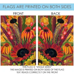 Bulrush Bouquet Yellow And Red Rectangular House Flag 28" X 40" 8 Bulrush Bouquet Yellow And Red Rectangular House Flag 28" X 40" -PatioVibe Shop 109363 4 96066.1682375556