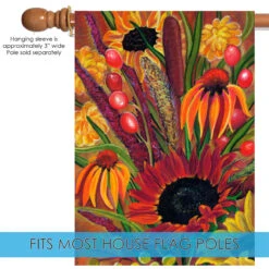 Bulrush Bouquet Yellow And Red Rectangular House Flag 28" X 40" 9 Bulrush Bouquet Yellow And Red Rectangular House Flag 28" X 40" -PatioVibe Shop 109363 5 97373.1682375557