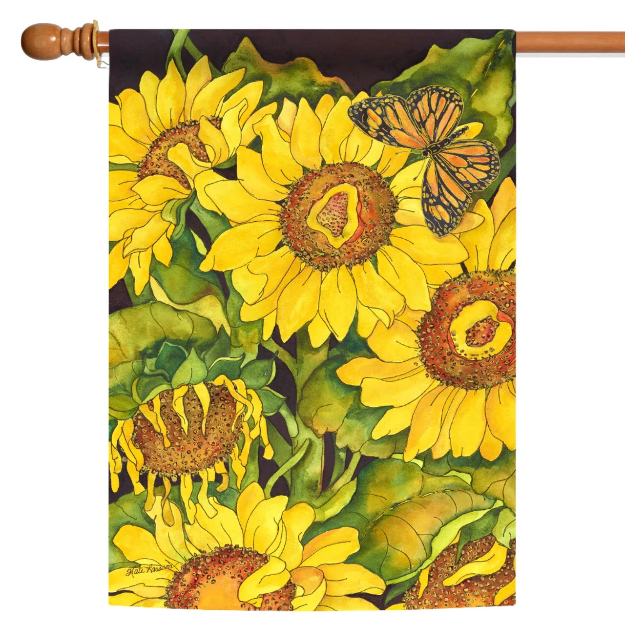 Sunflower Delight Outdoor Garden Flag 40" X 28" 1 Sunflower Delight Outdoor Garden Flag 40" X 28"