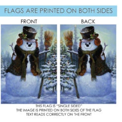 Christmas Classy Snowman Outdoor House Flag 40" X 28" -PatioVibe Shop 109395 4 14572.1682375408