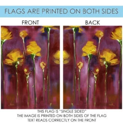 Festive Flowers Red And Yellow House Flag 40" X 28" 8 Festive Flowers Red And Yellow House Flag 40" X 28" -PatioVibe Shop 109532 4 75283.1682375243