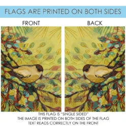 Goldfinch Waiting Yellow House Flag 40" X 28" 8 Goldfinch Waiting Yellow House Flag 40" X 28" -PatioVibe Shop 109538 4 52152.1682375198