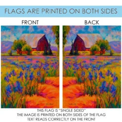 Lavender Farm Outdoor House Flag 40" X 28" 8 Lavender Farm Outdoor House Flag 40" X 28" -PatioVibe Shop 109548 4 68727.1682375215