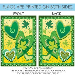 Heart O' The Irish Outdoor House Flag 40" X 28" 8 Heart O' The Irish Outdoor House Flag 40" X 28" -PatioVibe Shop 109567 4 12307.1682375275