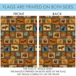 Quilted Wilderness Outdoor House Flag 40" X 28" -PatioVibe Shop 109569 4 27247.1682375270