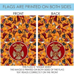 Heroes Firefighter Cap Outdoor House Flag 40" X 28" 8 Heroes Firefighter Cap Outdoor House Flag 40" X 28" -PatioVibe Shop 109574 4 71688.1682375194