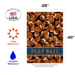 Football Time Outdoor House Flag 40" X 28" 7 Football Time Outdoor House Flag 40" X 28" -PatioVibe Shop 109577 3 14753.1682375194