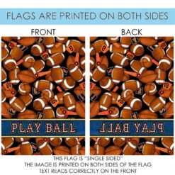 Football Time Outdoor House Flag 40" X 28" 8 Football Time Outdoor House Flag 40" X 28" -PatioVibe Shop 109577 4 89955.1682375194