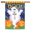 Halloween Jack-o-Lantern Pumpkin Outdoor House Flag 40" X 28"