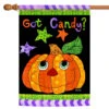 Halloween Pumpkin Outdoor House Flag 40" X 28"