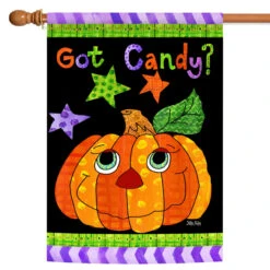 Halloween Pumpkin Outdoor House Flag 40" X 28"