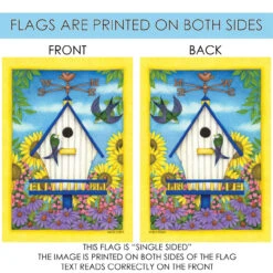 Sunflower And Weathervane Swallowtail Outdoor House Flag 40" X 28" 8 Sunflower And Weathervane Swallowtail Outdoor House Flag 40" X 28" -PatioVibe Shop 109753 4 28356.1682374842