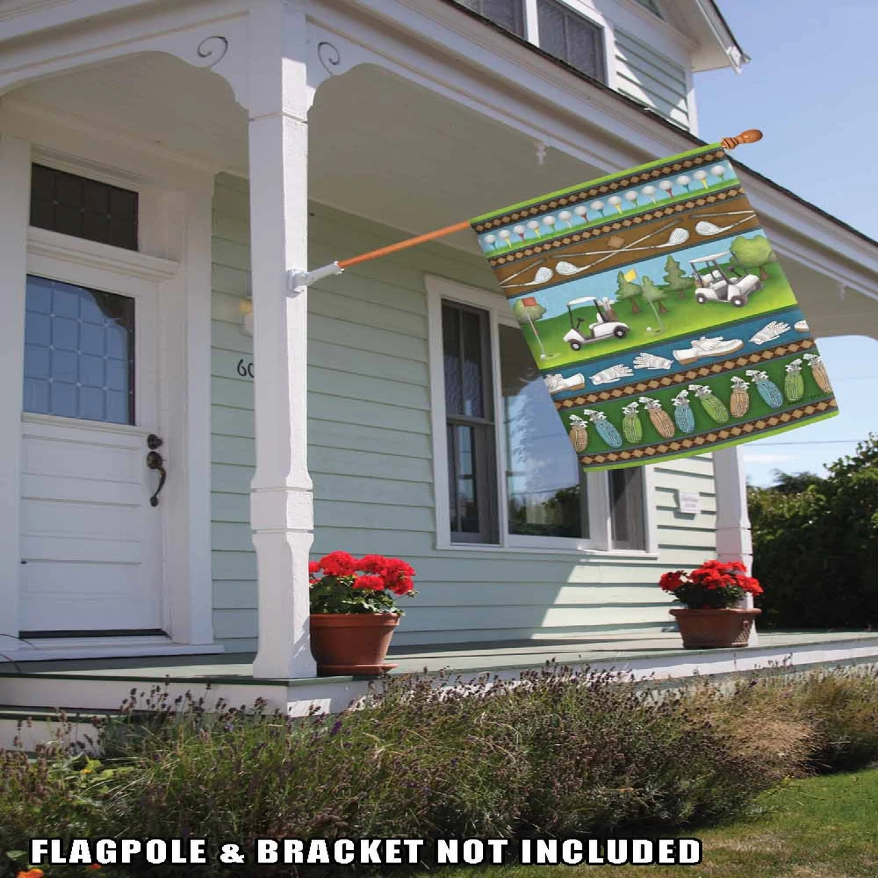 Country Club Collage Outdoor House Flag 40" X 28" 2 Country Club Collage Outdoor House Flag 40" X 28" - Image 2
