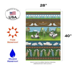 Country Club Collage Outdoor House Flag 40" X 28" 7 Country Club Collage Outdoor House Flag 40" X 28" -PatioVibe Shop 109769 3 61852.1682374894