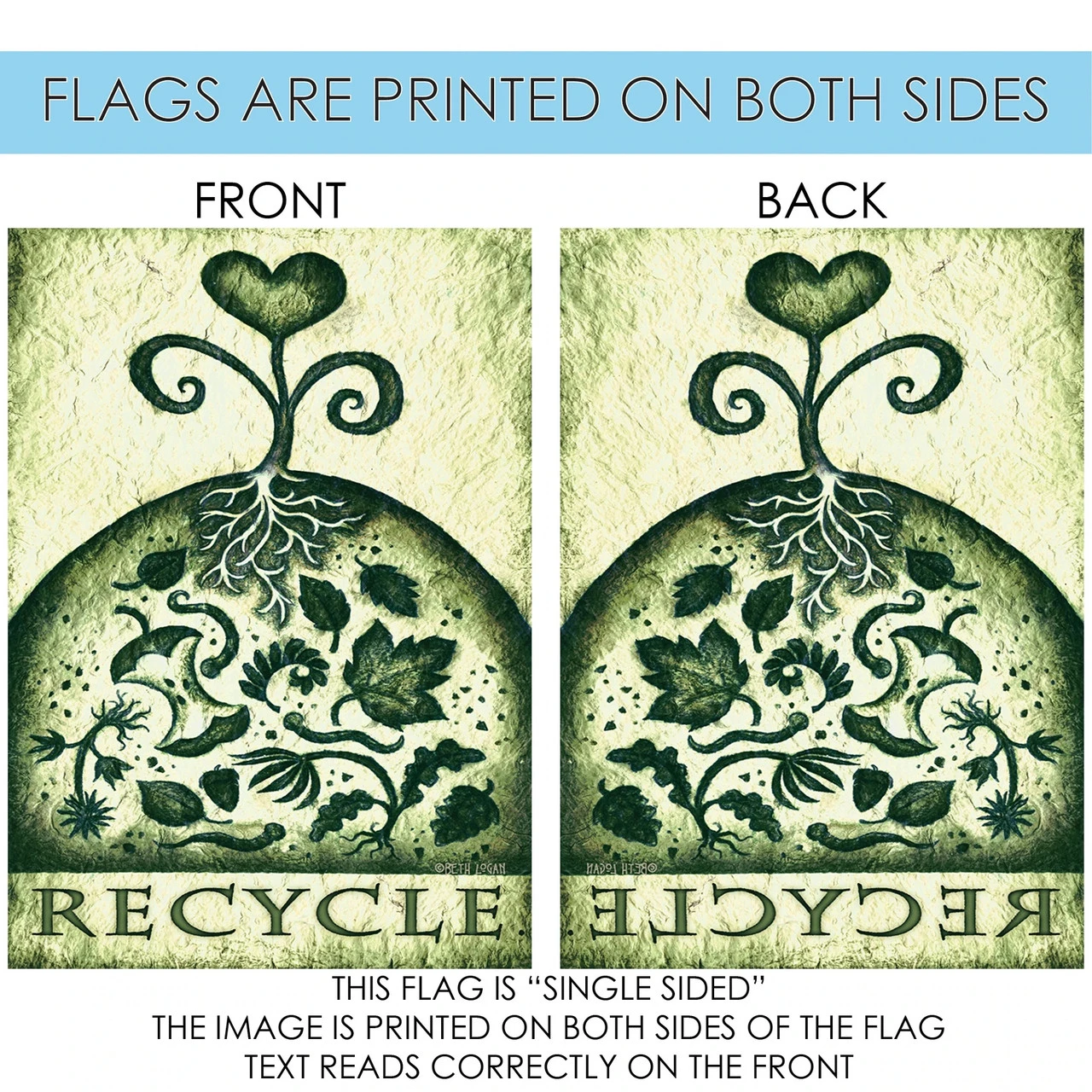 Stewards Of The Earth Outdoor House Flag 40" X 28" 4 Stewards Of The Earth Outdoor House Flag 40" X 28" - Image 4