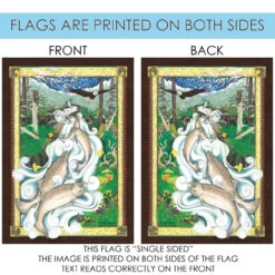 Salmon Journey Outdoor House Flag 40" X 28" 8 Salmon Journey Outdoor House Flag 40" X 28" -PatioVibe Shop 109773 4 09299.1682374879