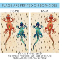 Southwest Desert Lizards Outdoor House Flag 40" X 28" 8 Southwest Desert Lizards Outdoor House Flag 40" X 28" -PatioVibe Shop 109807 4 33867.1682374859