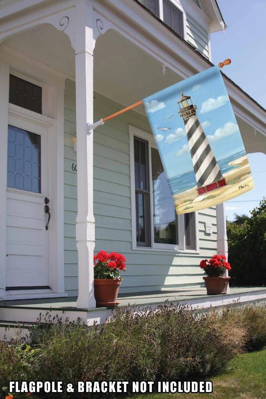 Cape Hatteras Lighthouse Outdoor House Flag 40" X 28" 2 Cape Hatteras Lighthouse Outdoor House Flag 40" X 28" - Image 2