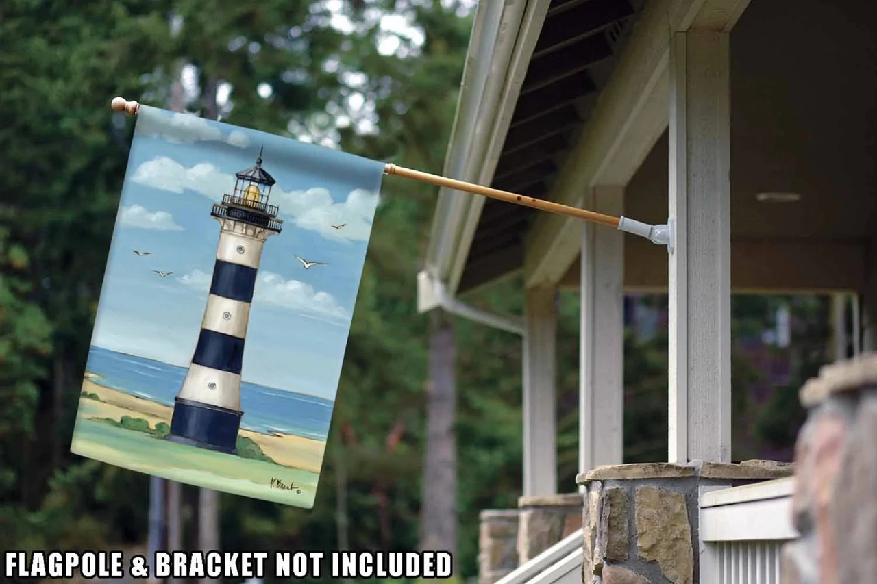 Cape Canaveral Lighthouse Outdoor House Flag 40" X 28" 2 Cape Canaveral Lighthouse Outdoor House Flag 40" X 28" - Image 2