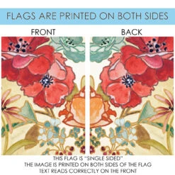 Watercolor Bouquet Outdoor House Flag 40" X 28" 8 Watercolor Bouquet Outdoor House Flag 40" X 28" -PatioVibe Shop 109871204 07303.1682371674