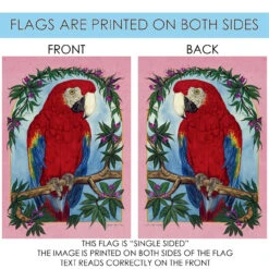 Parrot Perch Outdoor House Flag 40" X 28" 8 Parrot Perch Outdoor House Flag 40" X 28" -PatioVibe Shop 109895 4 80881.1682374706