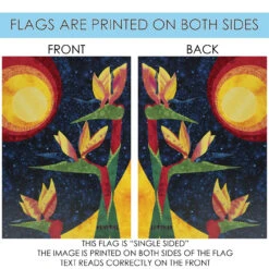 Bird Of Paradise Flower Outdoor House Flag 40" X 28" 8 Bird Of Paradise Flower Outdoor House Flag 40" X 28" -PatioVibe Shop 109955 4 14067.1682374591