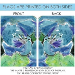 Watercolor Lilies Outdoor House Flag 40" X 28" 8 Watercolor Lilies Outdoor House Flag 40" X 28" -PatioVibe Shop 109981 4 70104.1682374484