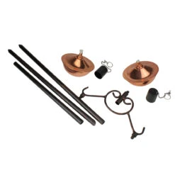 42" Shiny Sleek Copper Oil Lamp Outdoor Patio Torch -PatioVibe Shop dak tf5419a 1 33512.1667590099