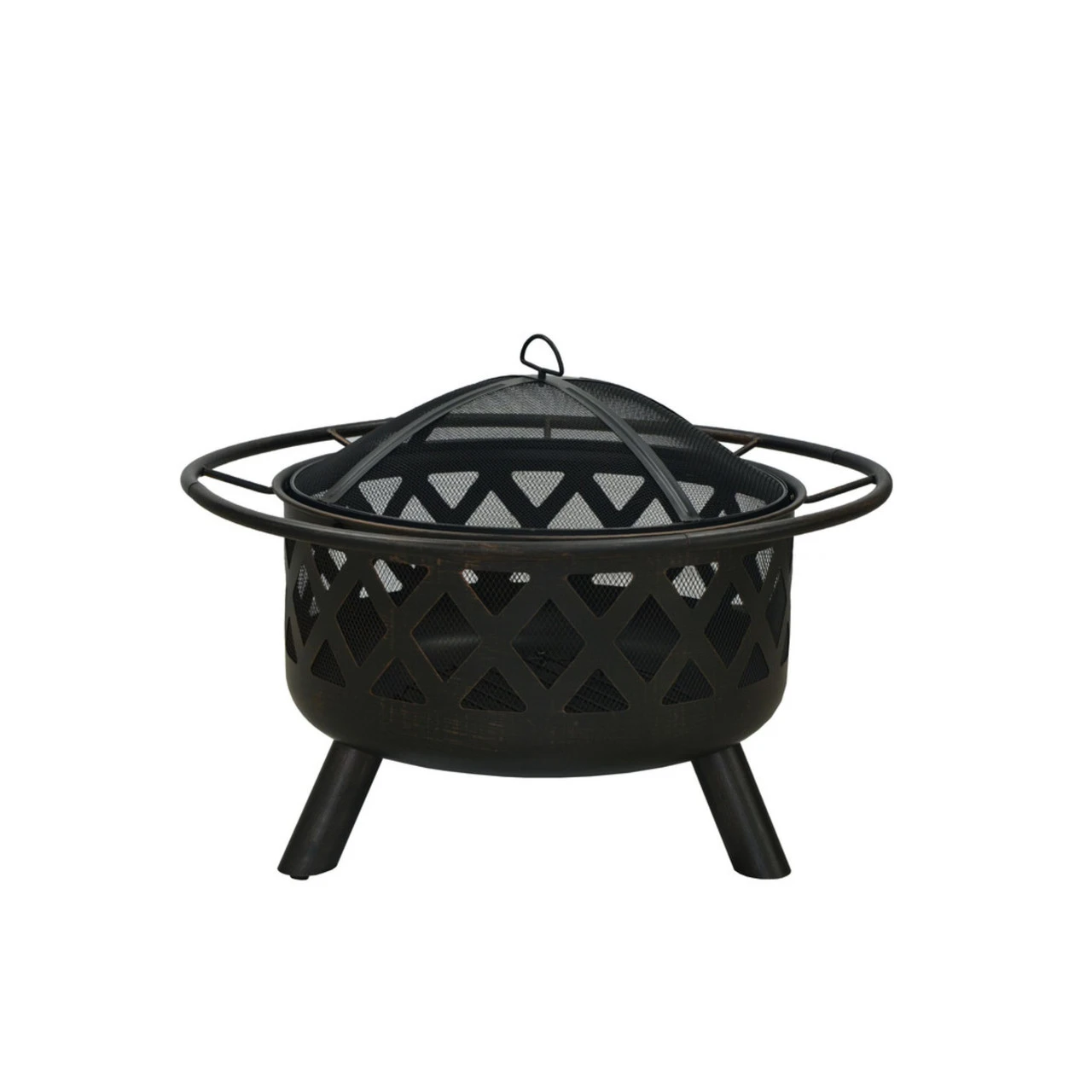 32" Black Decorative Wood Fire Pit 1 32" Black Decorative Wood Fire Pit