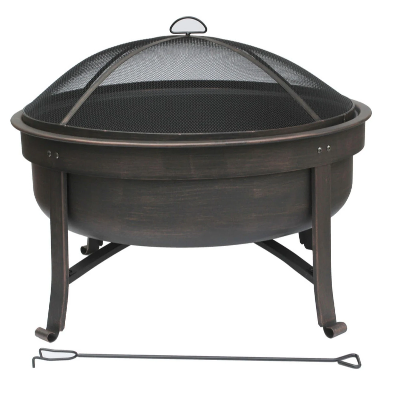 31" Black Decorative Wood Fire Pit 1 31" Black Decorative Wood Fire Pit