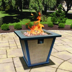 28" Black And Brown Square Gas Fire Pit Table 6 28" Black And Brown Square Gas Fire Pit Table -PatioVibe Shop dbond 52137 3 97854.1683614879