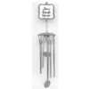 20.5" Gray And White "Live Laugh Love" Wind Chime