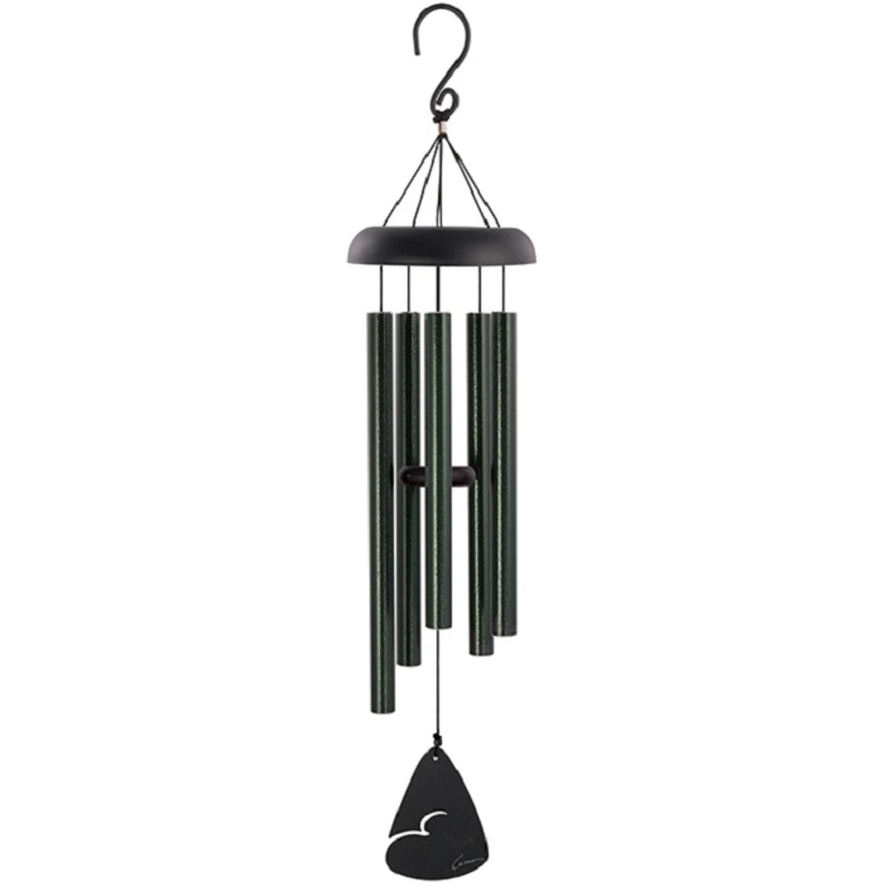 30” Forrest Green And Black Signature Series Aluminum Wind Chime 1 30” Forrest Green And Black Signature Series Aluminum Wind Chime