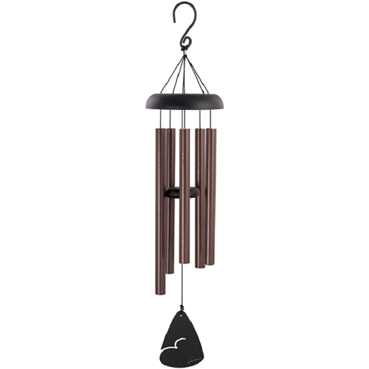 30” Bronze And Black Signature Series Aluminum Wind Chime 1 30” Bronze And Black Signature Series Aluminum Wind Chime